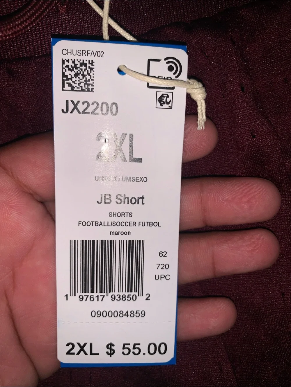 Adidas Jude Bellingham Knit Shorts Size: 2XL